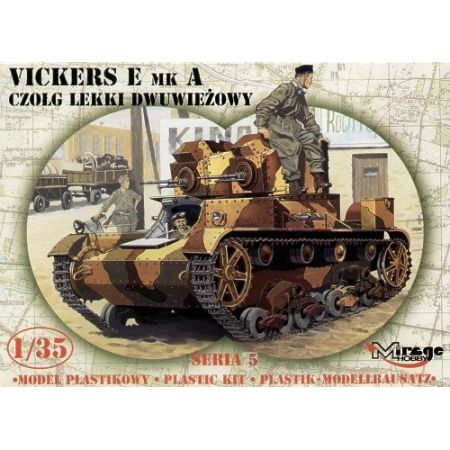 MIRAGE HOBBY 35303 VICKERS E MK.A   'TWIN TURRET' 1/35