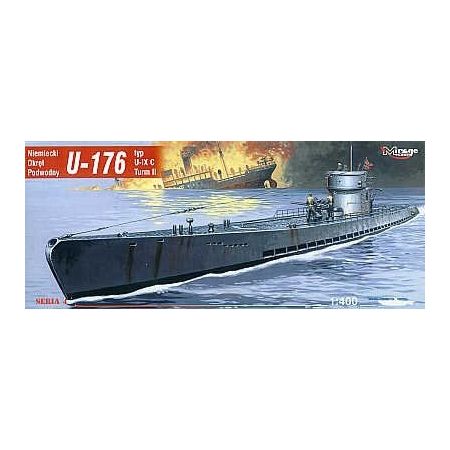 MIRAGE HOBBY 40041 GERMAN U-BOOT U-176 - IX C 1/400