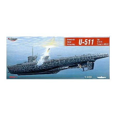 MIRAGE HOBBY 40042 GERMAN U-BOOT U-511 - IX B 1/400