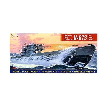 MIRAGE HOBBY 40412 GERMAN U-BOOT U-673 ( VIIC/T2) 1/400
