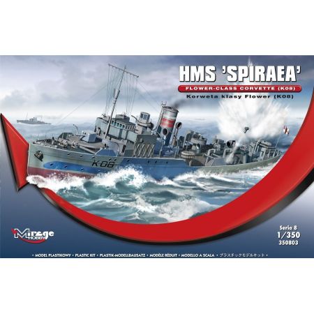 MIRAGE HOBBY 350803 HMS 'SPIRAEA' - FLOWER-CLASS CORVETTE (K08) 1/350