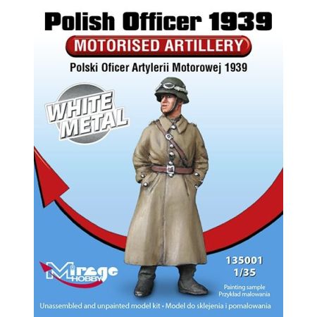 MIRAGE HOBBY 135001 POLISH OFFICER 1939 'MOTORISED ARTILLERY' 1/35