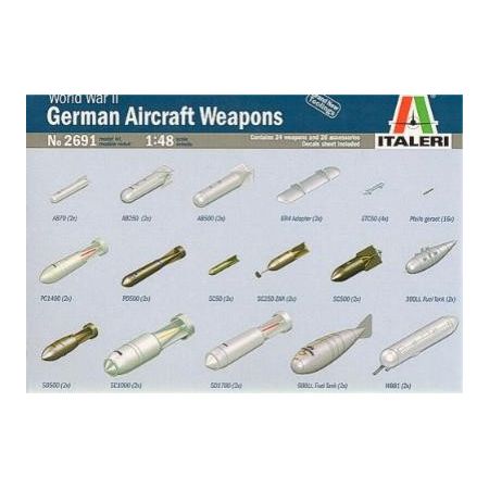 Armement Avions Allemand WWII 1/48