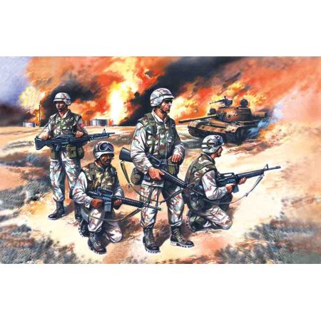 ICM 35201 US ELITE FORCES IN IRAQ (4 FIGURES - 4 SOLDIERS) 1:35