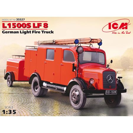 ICM 35527 L1500S LF 8, GERMAN LIGHT FIRE TRUCK 1:35