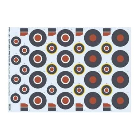 EDUARD D48017 SPITFIRE BRITISH WWII ROUNDELS LATE 1/48