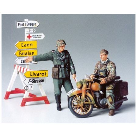 TAMIYA 35241 MAQUETTE MILITAIRE GERMAN MOTORCYCLE ORDERLY SET 1/35