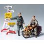 TAMIYA 35241 MAQUETTE MILITAIRE GERMAN MOTORCYCLE ORDERLY SET 1/35