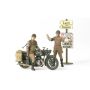 TAMIYA 35316 MAQUETTE MILITAIRE BRITISH M20 MOTORCYCLE W/MP SET 1/35