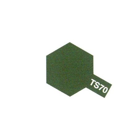 TAMIYA 85070 PEINTURE BOMBE TS70 OLIVE DRAB JGSDF MAT (100ML)