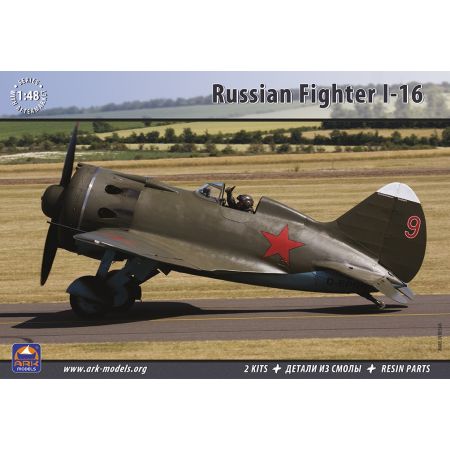 ARK MODELS 48003 POLIKARPOV 1-16 RUSSIAN FIGHTER (THE KIT INCLUDES 2 SETS OF PLASTIC PARTS & RESIN PARTS) 1/48