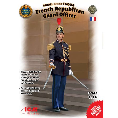 ICM 16004 GARDE REPUBLICAIN - FRENCH REPUBLICAN GUARD OFFICER 1/16 (11/16)