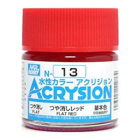 [HC] - N-013 - Acrysion (10 ml) Flat Red