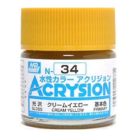 [HC] - N-034 - Acrysion (10 ml) Cream Yellow
