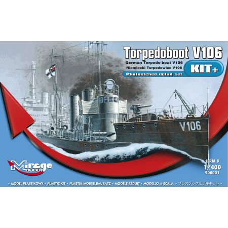 V106 Torpedoboot German Torpedo boat 1/400