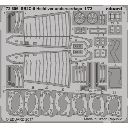 Sb2c-5 Helldiver Undercarriage 1/72