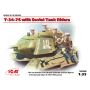 T-34-76 WITH SOVIET TANK RIDERS 1/35 (07/17)