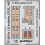 EDUARD FE860 HS 123 SEATBELTS STEEL (GASPATCH MODELS) 1/48